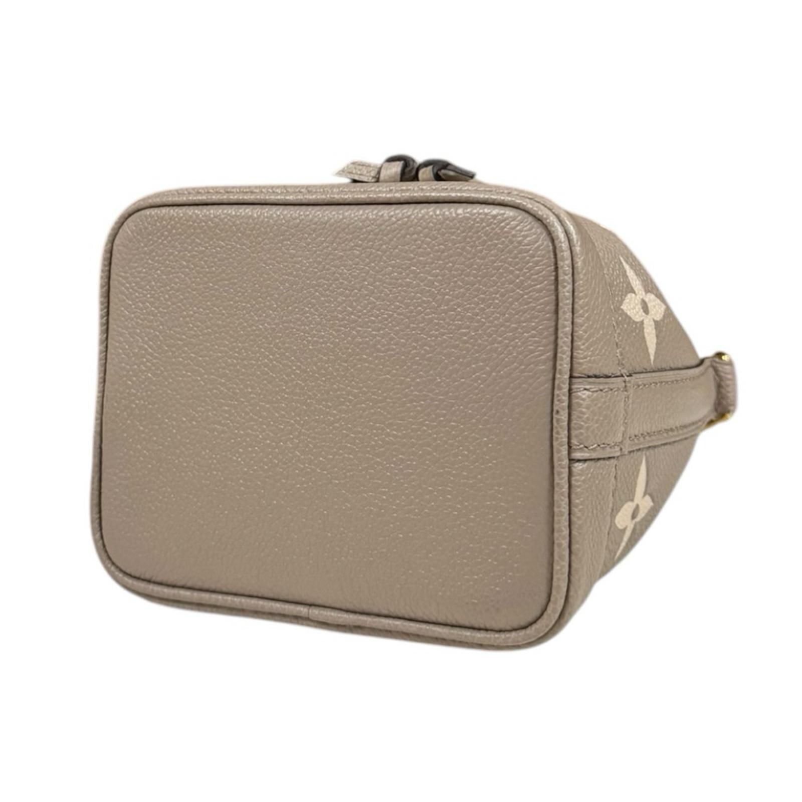 Louis Vuitton Nano Noe Bicolor Monogram Empreinte Shoulder Bag Beige — view 6