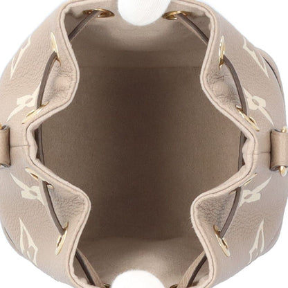 Louis Vuitton Nano Noe Bicolor Monogram Empreinte Shoulder Bag Beige — view 7