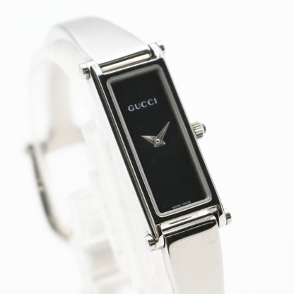 Gucci Watch Bangle Silver