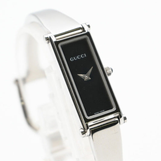 Gucci Watch Bangle Silver