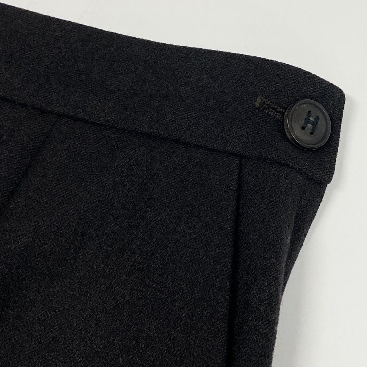 Hermes Martin Margiela Era Side Zip Wide Trousers Pants 36 Dark Brown Hemes — view 7