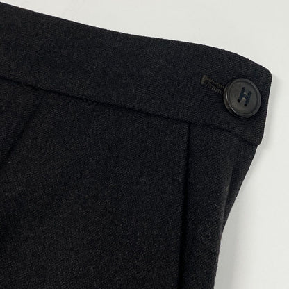 Hermes Martin Margiela Era Side Zip Wide Trousers Pants 36 Dark Brown Hemes — view 7