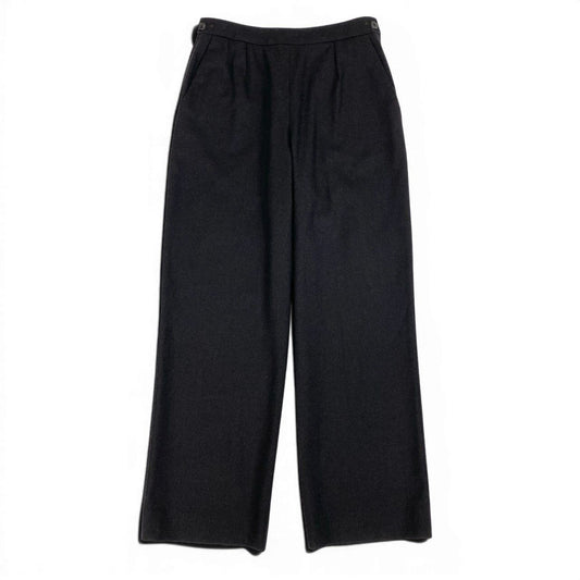 Hermes Martin Margiela Era Side Zip Wide Trousers Pants 36 Dark Brown Hemes