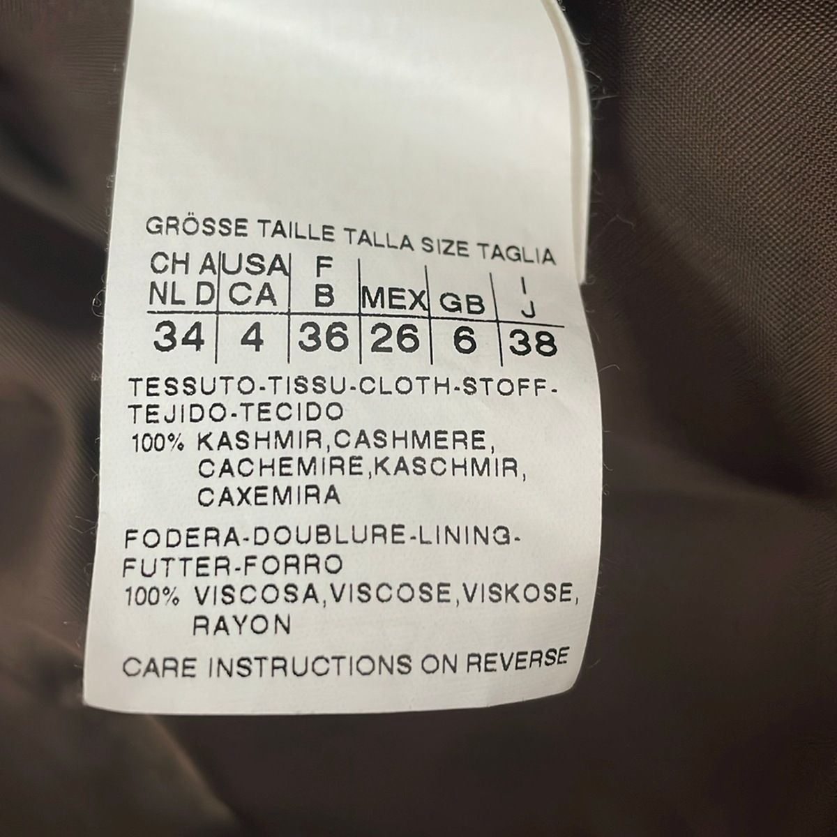 Max Mara Studio Coat 38 Black Cashmere Winter — view 4