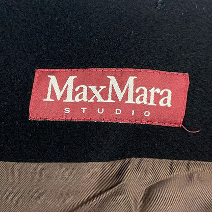 Max Mara Studio Coat 38 Black Cashmere Winter — view 3