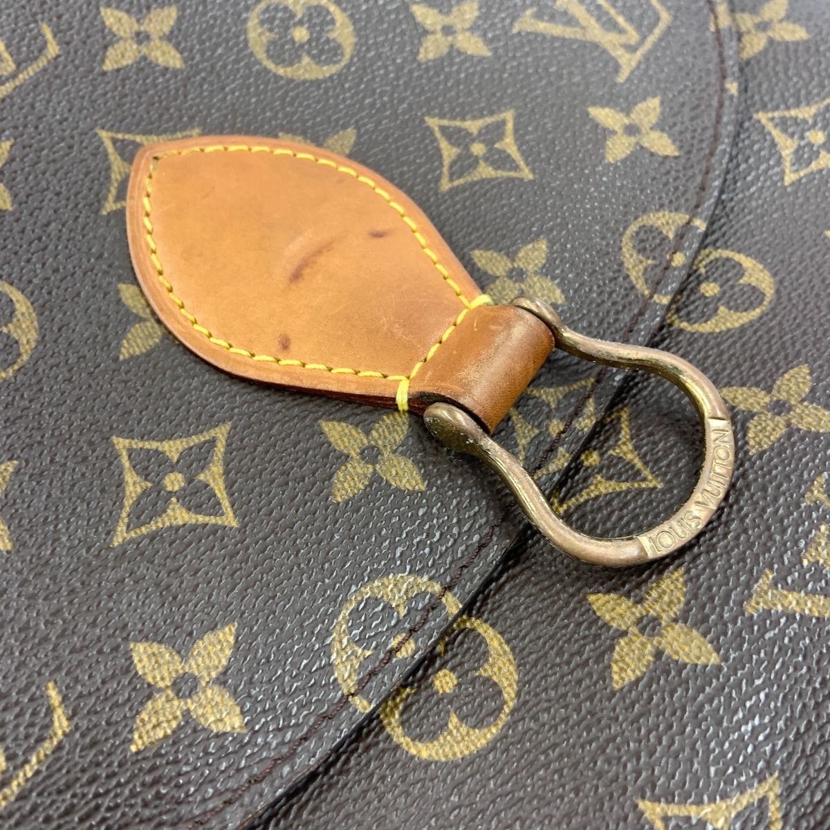 Louis Vuitton Monogram Saint Cloud Shoulder Bag Brown — view 3
