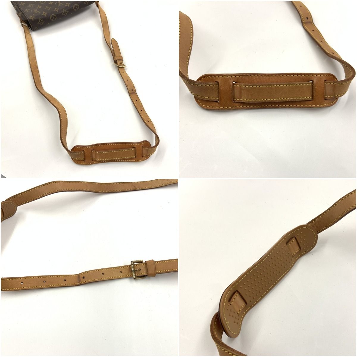 Louis Vuitton Monogram Saint Cloud Shoulder Bag Brown — view 4