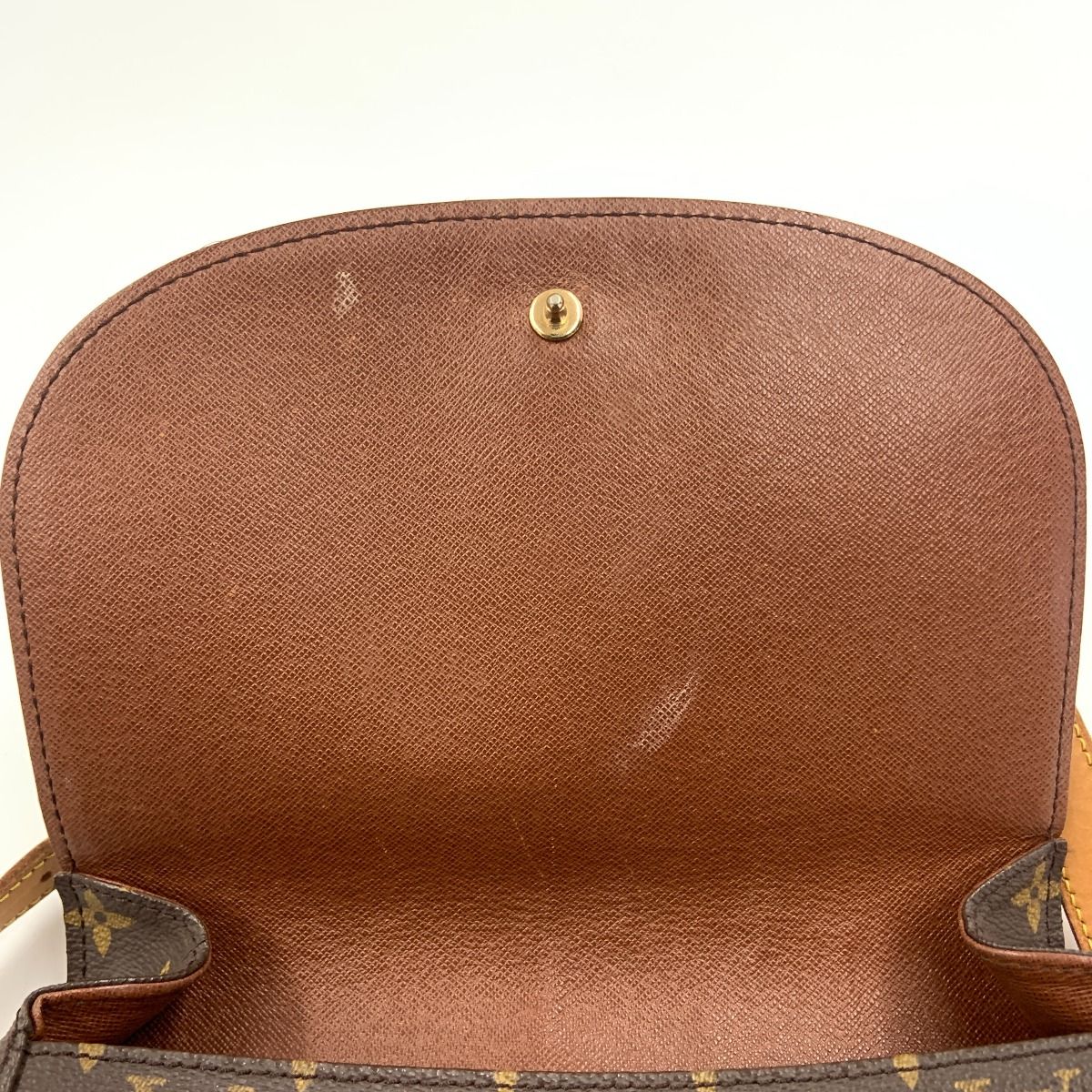 Louis Vuitton Monogram Saint Cloud Shoulder Bag Brown — view 7