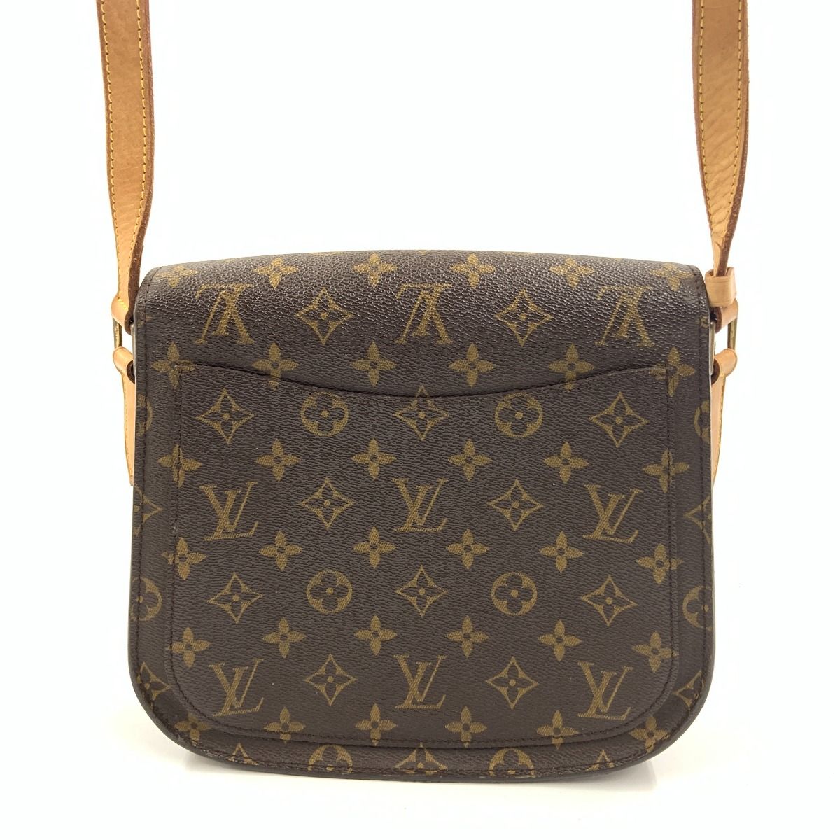 Louis Vuitton Monogram Saint Cloud Shoulder Bag Brown — view 2