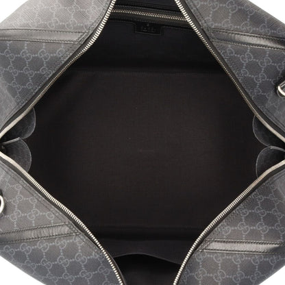 Gucci Interlocking Duffle Boston Bag GG Supreme Canvas Black — view 6