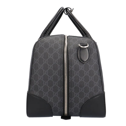 Gucci Interlocking Duffle Boston Bag GG Supreme Canvas Black — view 4