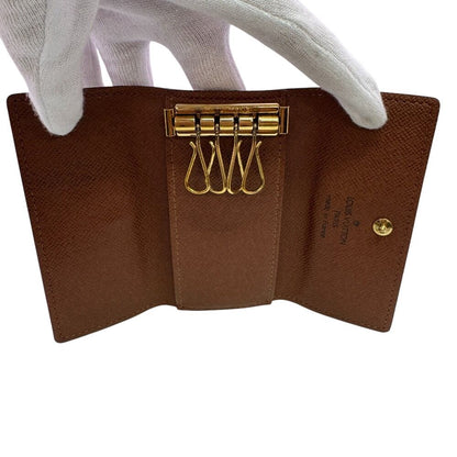 Louis Vuitton 4 Consecutive Logo Multicles 4 Monogram Key Case Key Holder — view 5