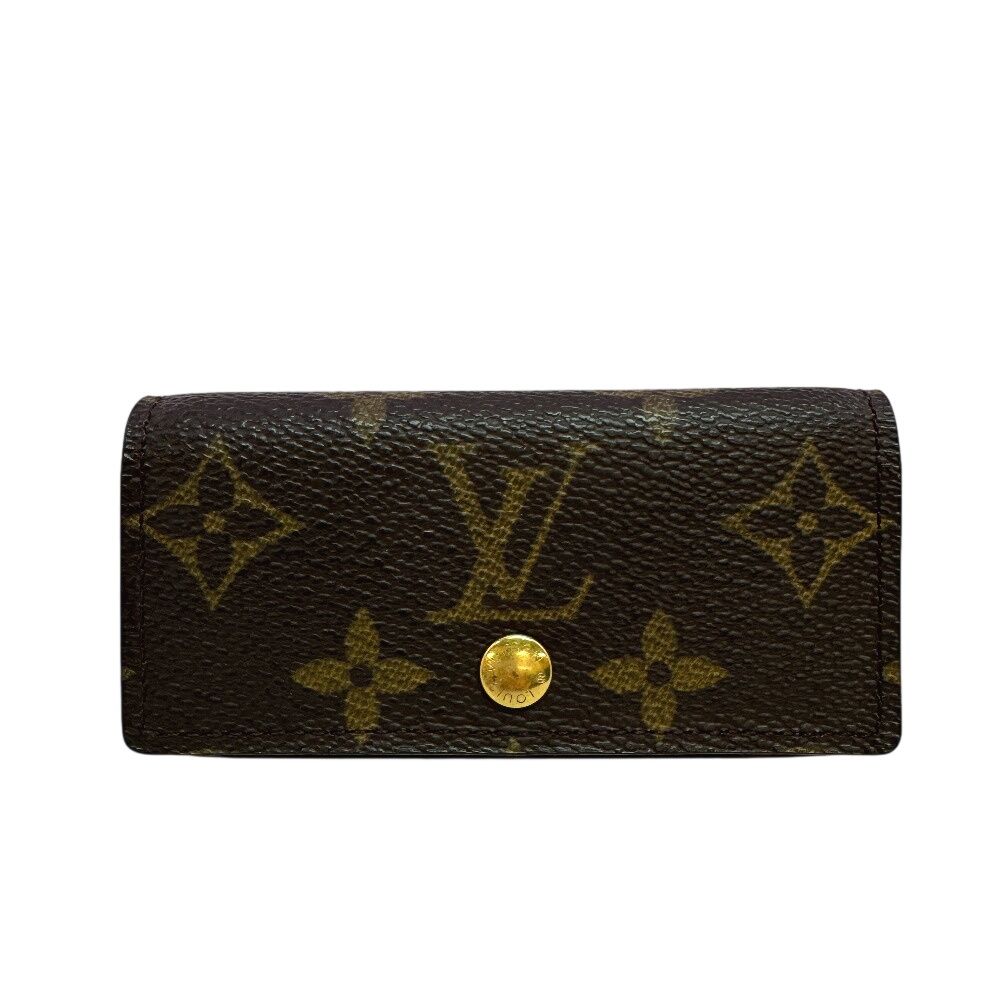 Louis Vuitton 4 Consecutive Logo Multicles 4 Monogram Key Case Key Holder