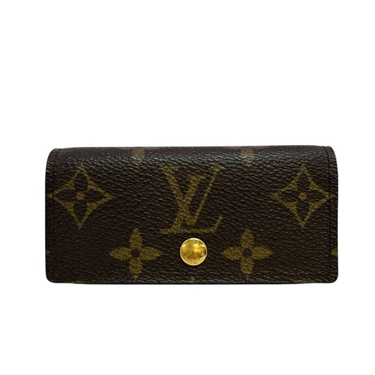 Louis Vuitton 4 Consecutive Logo Multicles 4 Monogram Key Case Key Holder