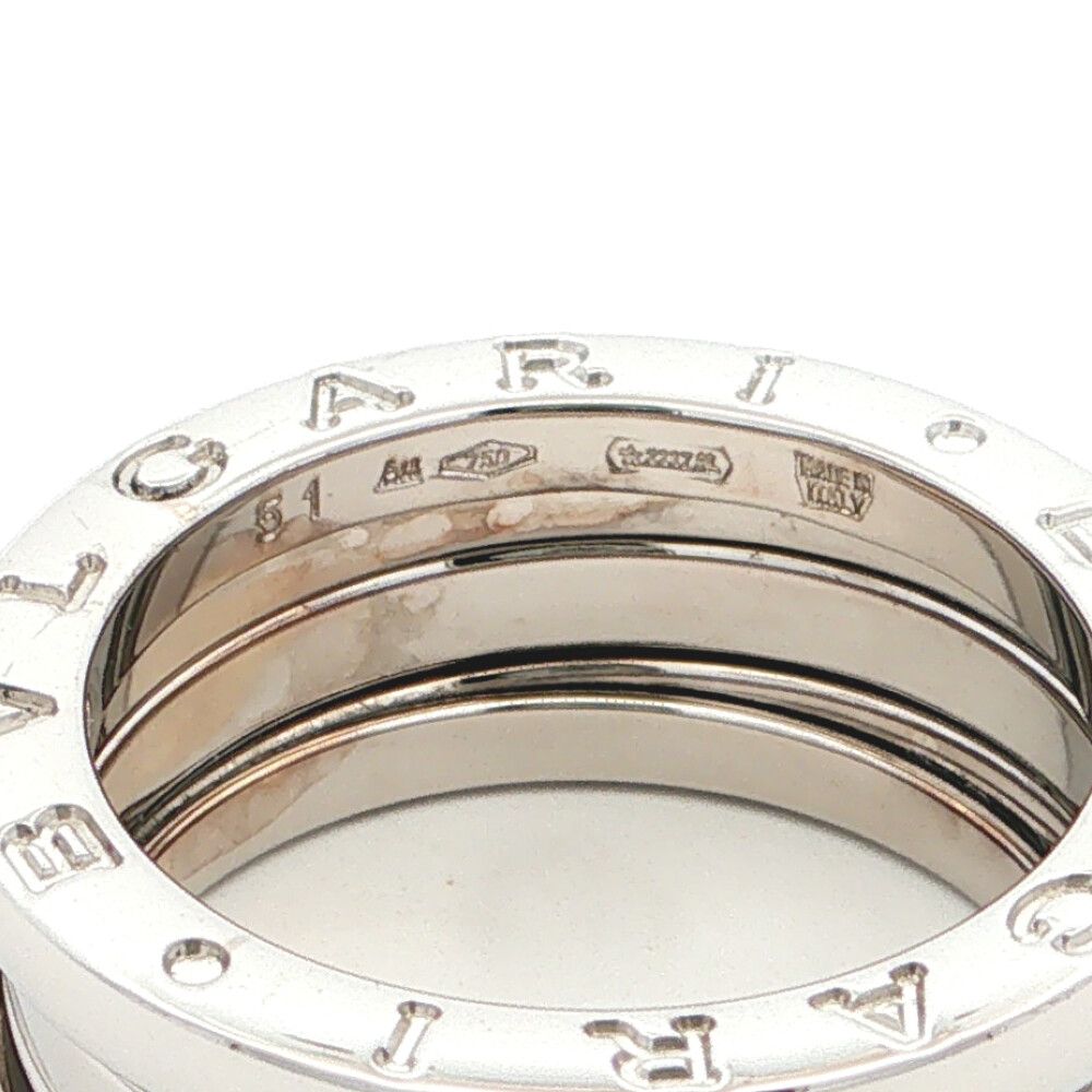 Bvlgari Band Ring 51 White Gold — view 5