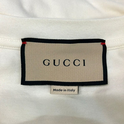 Gucci Short Sleeve T-Shirt XL Ivory Green Multi Crew — view 3