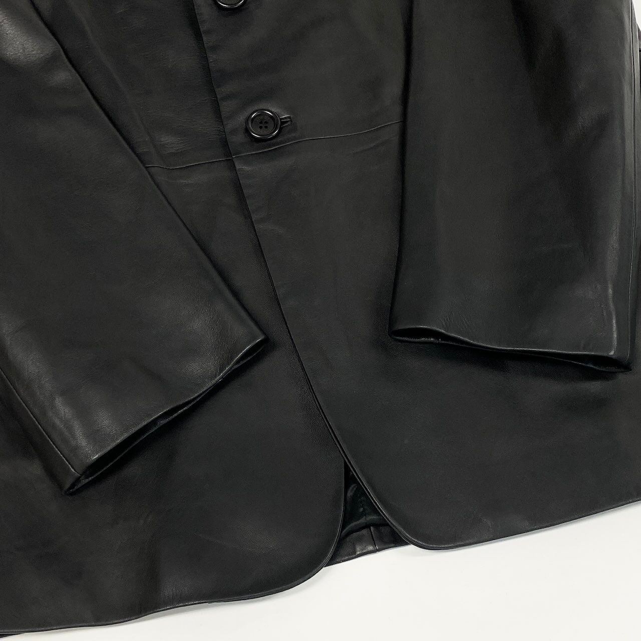 Loewe Leather Jacket Tailored 50 Black — view 6