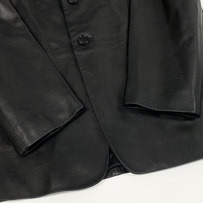 Loewe Leather Jacket Tailored 50 Black — view 6