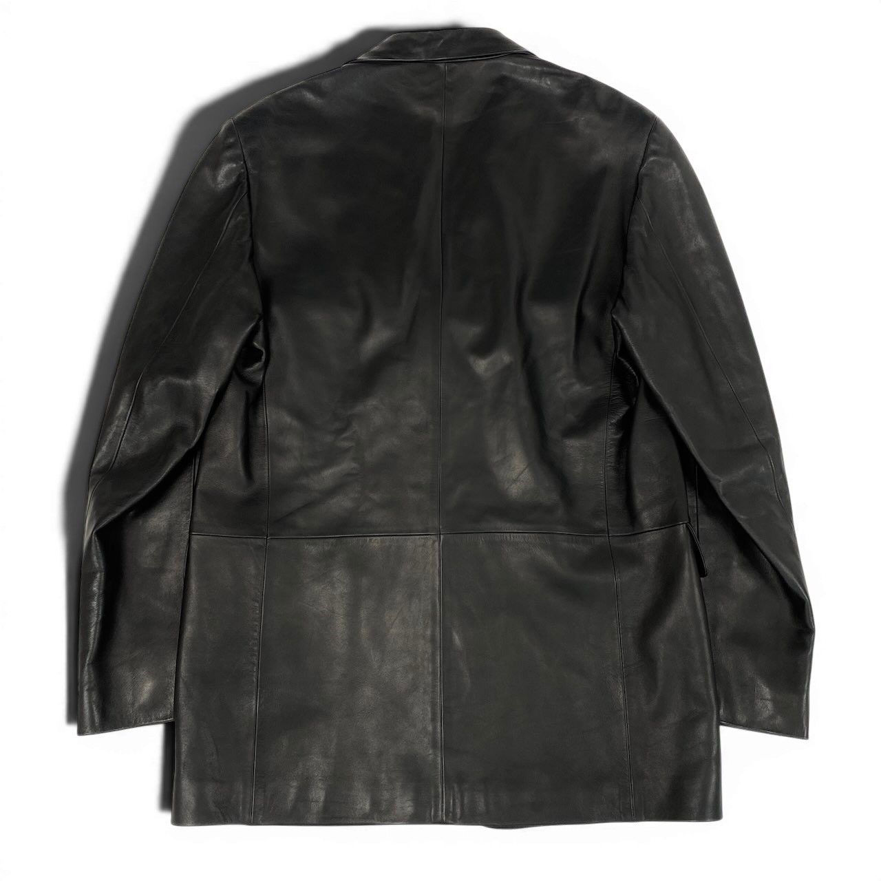 Loewe Leather Jacket Tailored 50 Black — view 3