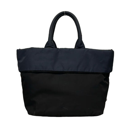 Prada Tote Tessuto Double Black Dark Navy Reversible — view 3