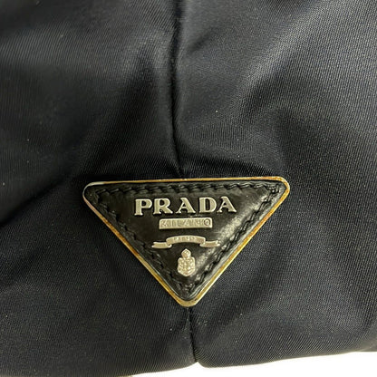 Prada Tote Tessuto Double Black Dark Navy Reversible — view 9