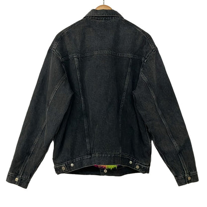 Balenciaga Jean 34 Black Multi Long Sleeve Faux Fur Winter Jacket — view 2