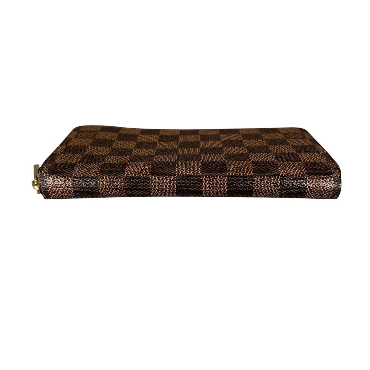 Louis Vuitton Damier Wallet Zippy Brown — view 4