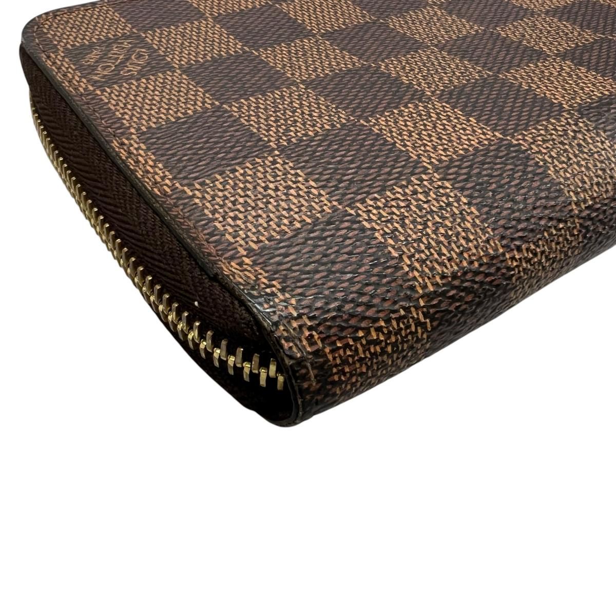 Louis Vuitton Damier Wallet Zippy Brown — view 8