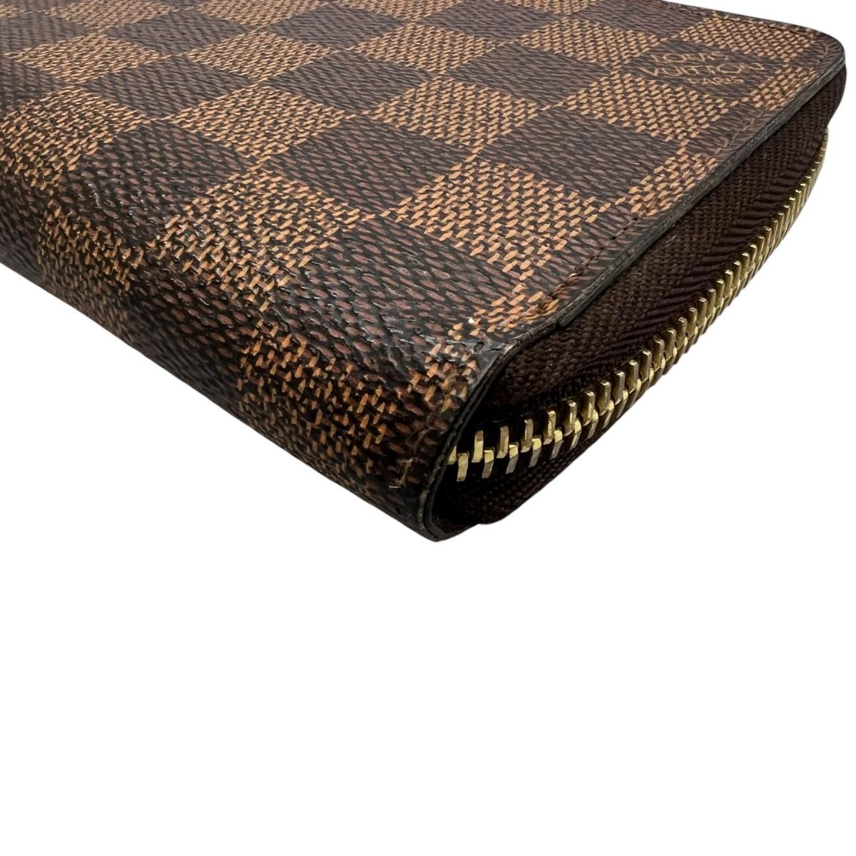 Louis Vuitton Damier Wallet Zippy Brown — view 5