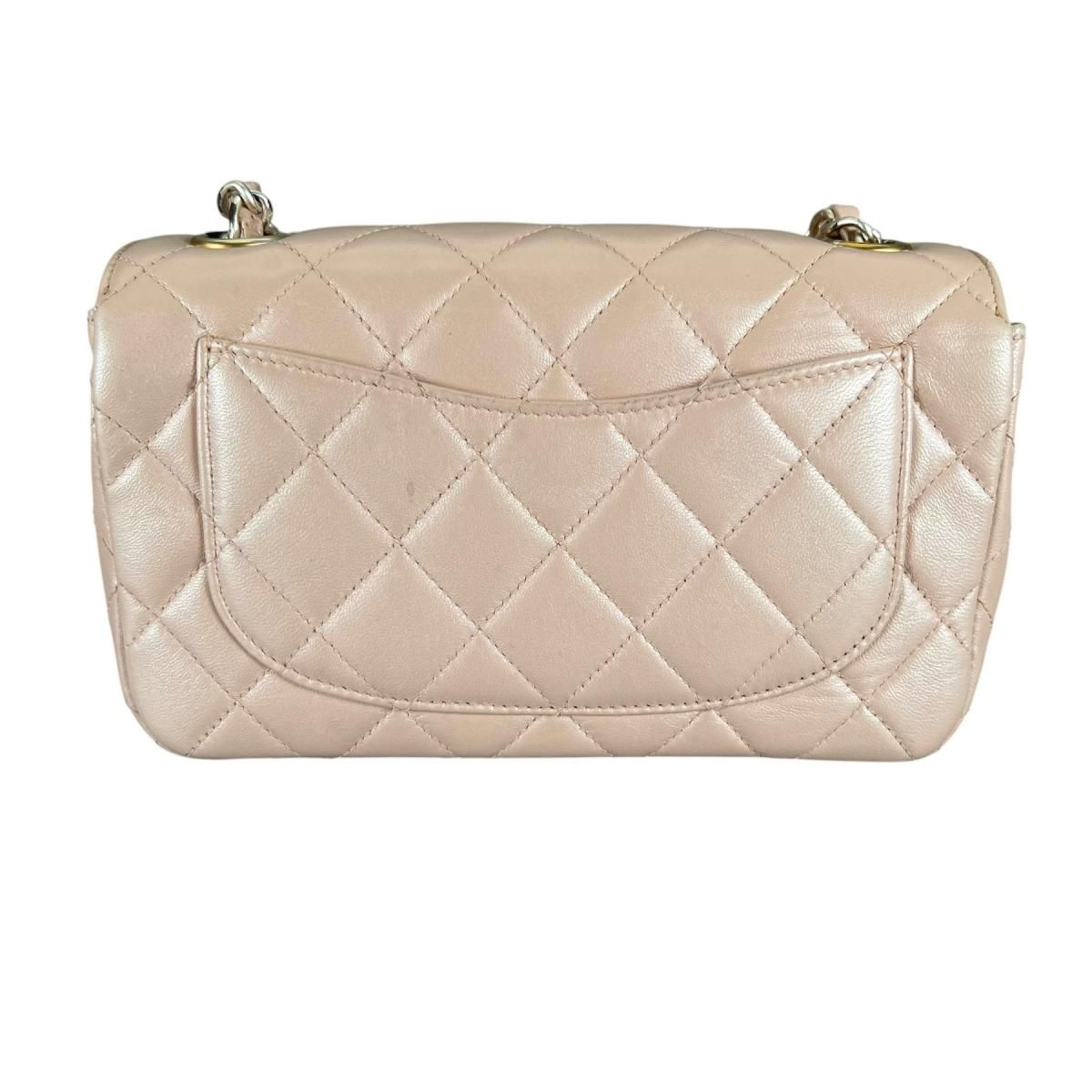 Chanel Lambskin Chain Wallet 19 Shoulder Bag Pink — view 3