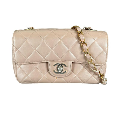 Chanel Lambskin Chain Wallet 19 Shoulder Bag Pink — view 2