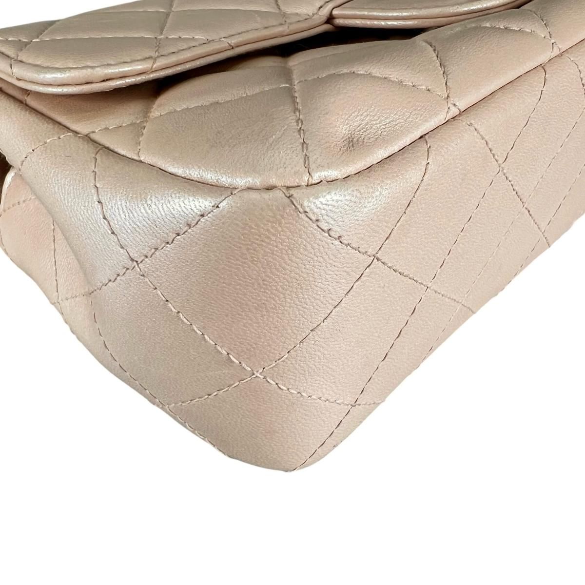 Chanel Lambskin Chain Wallet 19 Shoulder Bag Pink — view 8