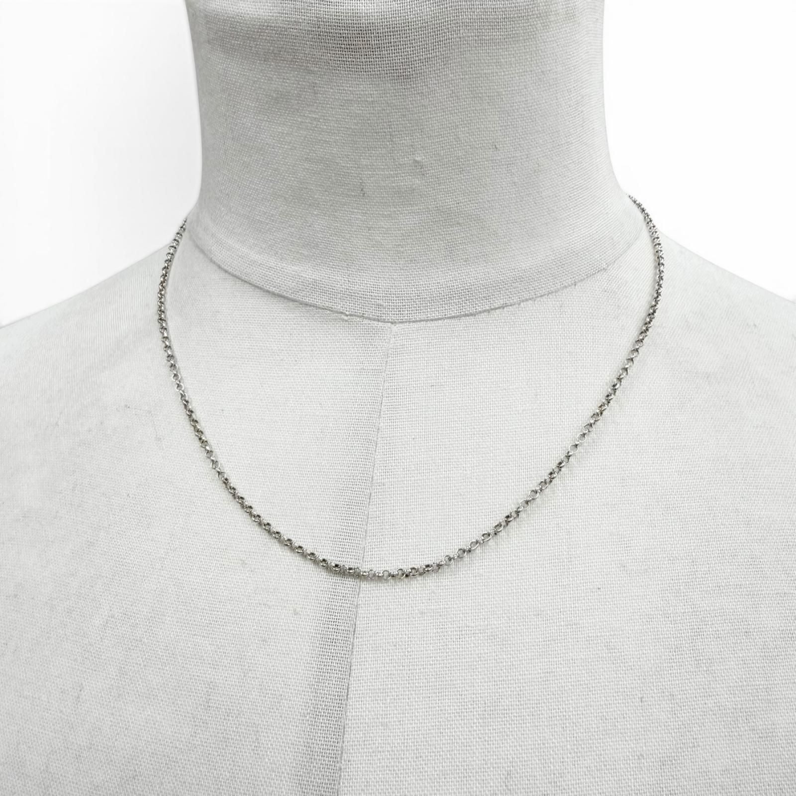 Chrome Hearts Roll Chain 925 Necklace Silver 20 Inch — view 2
