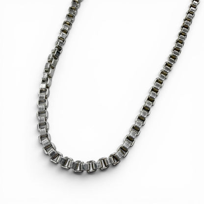 Tiffany & Co Venetian Long Chain Necklace Silver