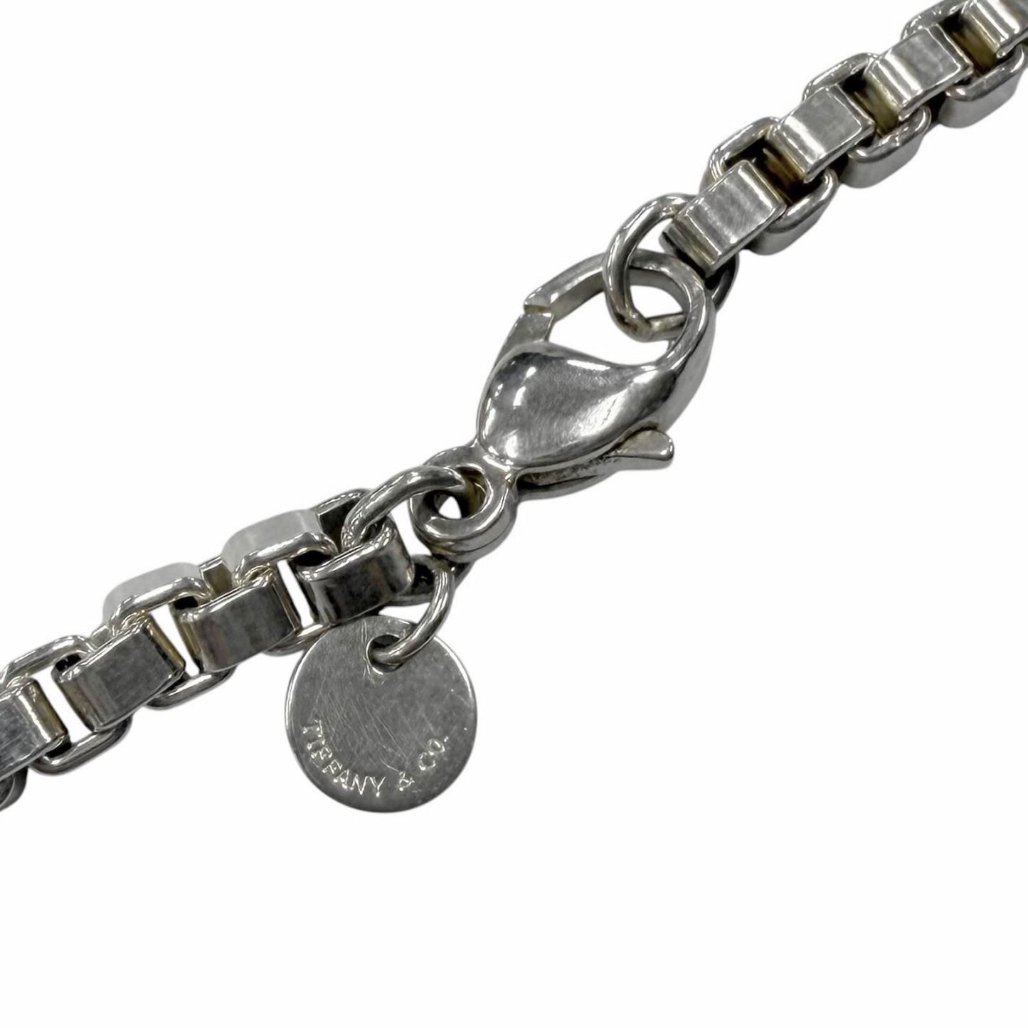 Tiffany & Co Venetian Long Chain Necklace Silver — view 4