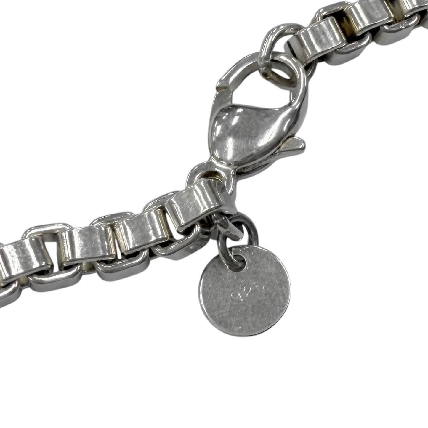 Tiffany & Co Venetian Long Chain Necklace Silver — view 5