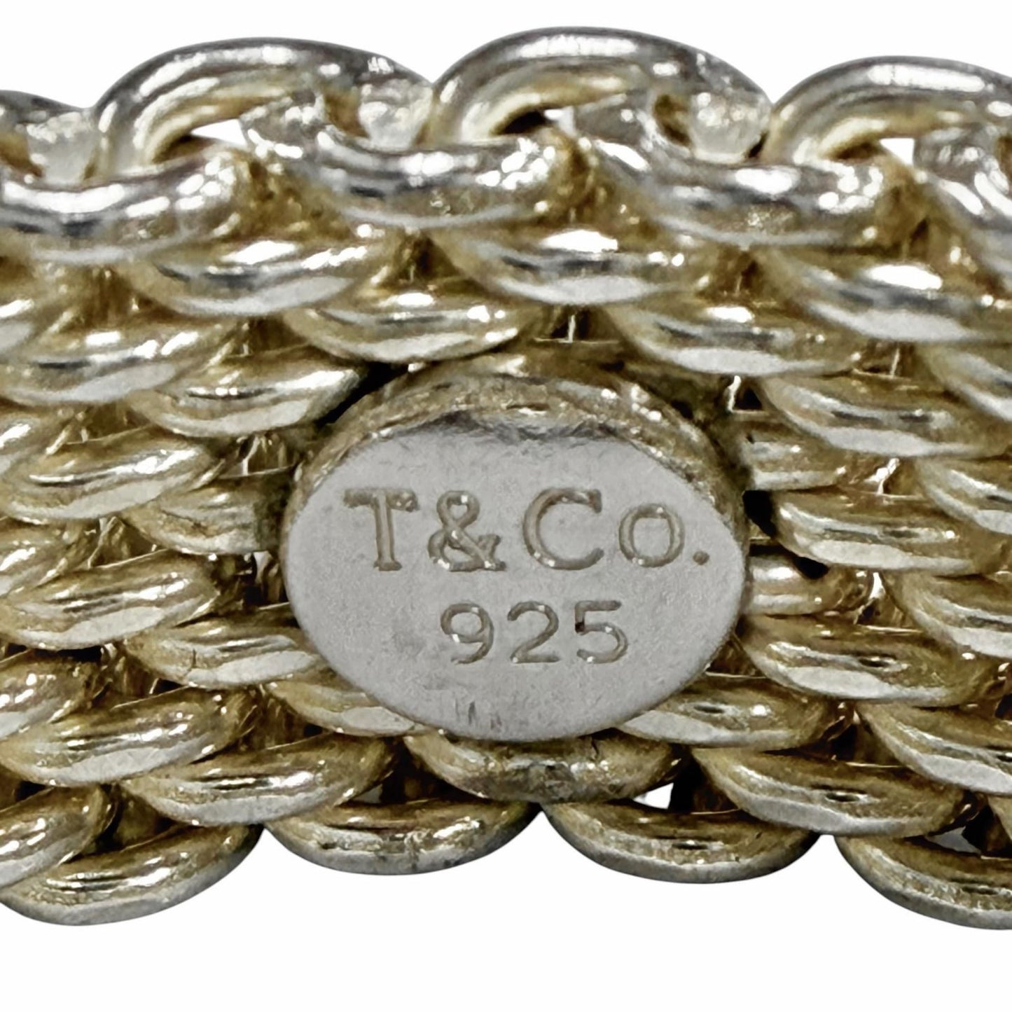 Tiffany & Co Somerset Ring Mesh Silver — view 7