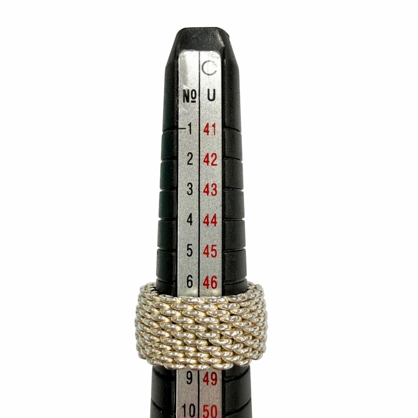 Tiffany & Co Somerset Ring Mesh Silver — view 8