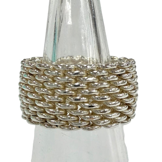 Tiffany & Co Somerset Ring Mesh Silver