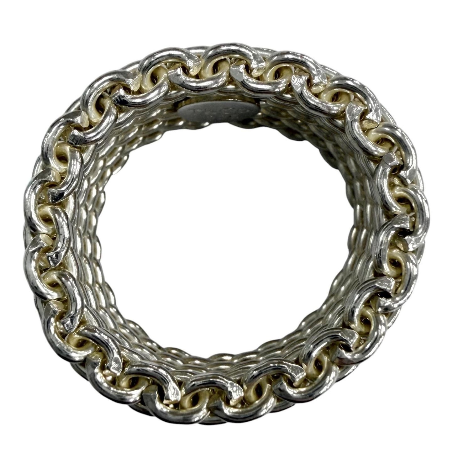 Tiffany & Co Somerset Ring Mesh Silver — view 6