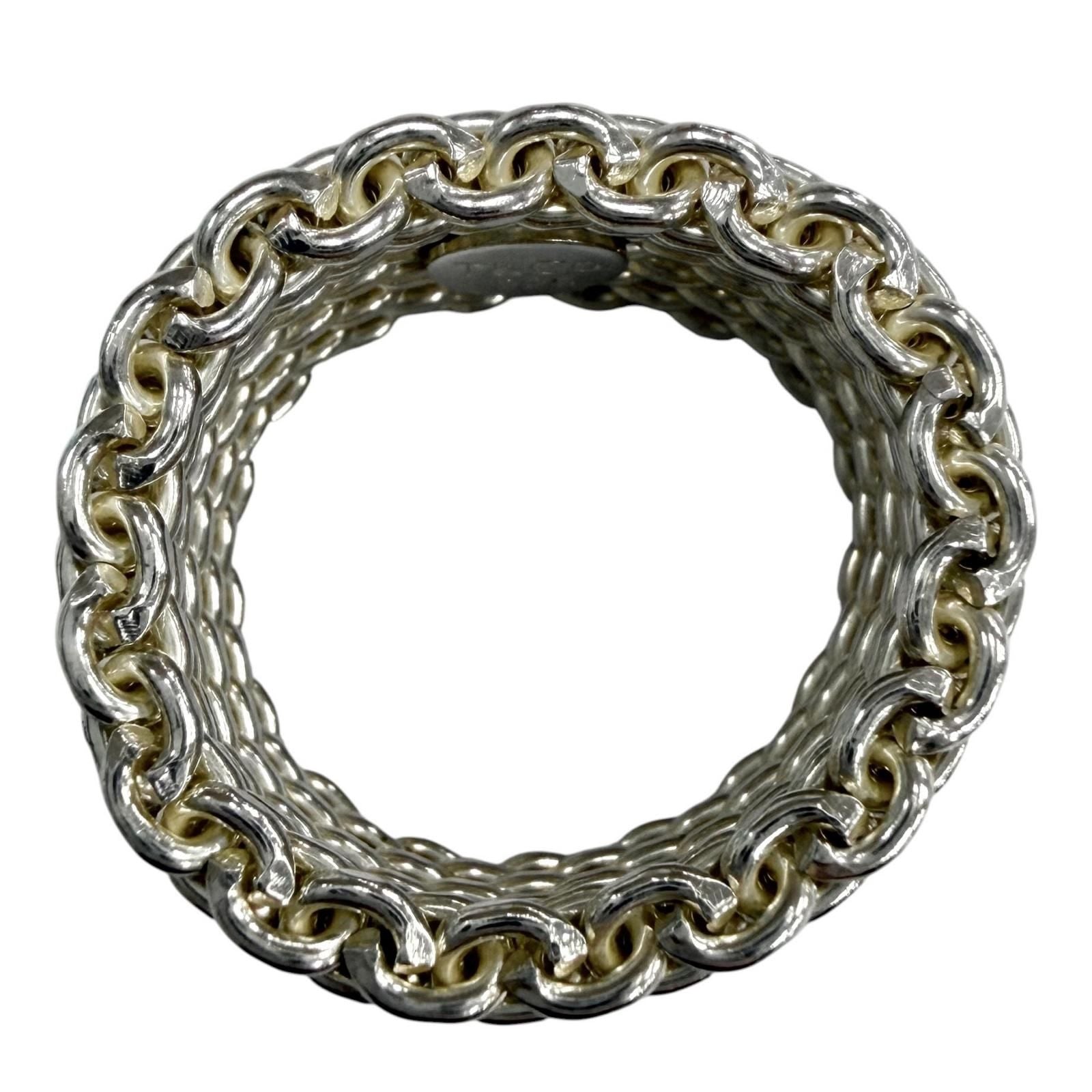 Tiffany & Co Somerset Ring Mesh Silver — view 6