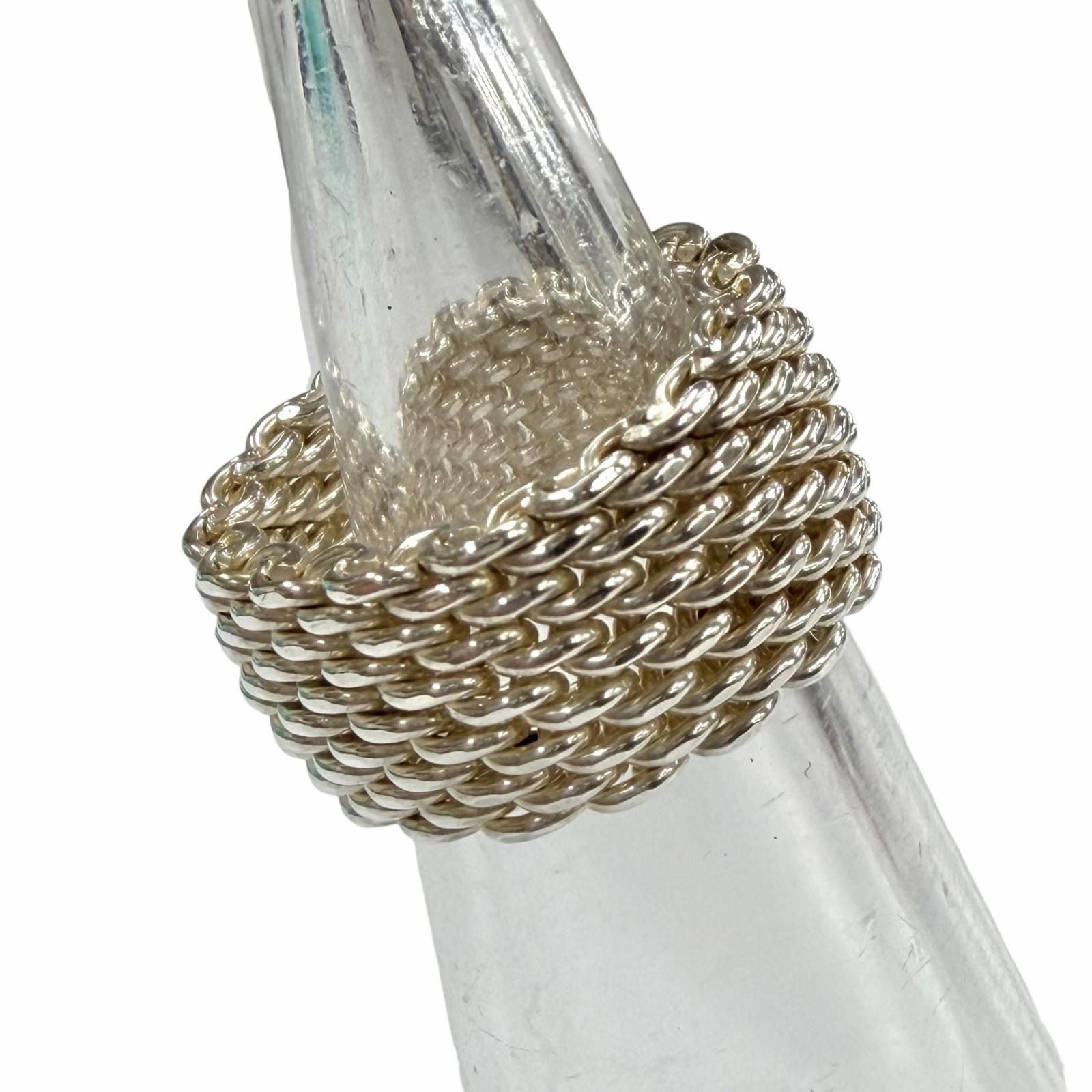 Tiffany & Co Somerset Ring Mesh Silver — view 5