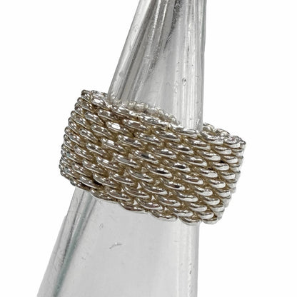 Tiffany & Co Somerset Ring Mesh Silver — view 3