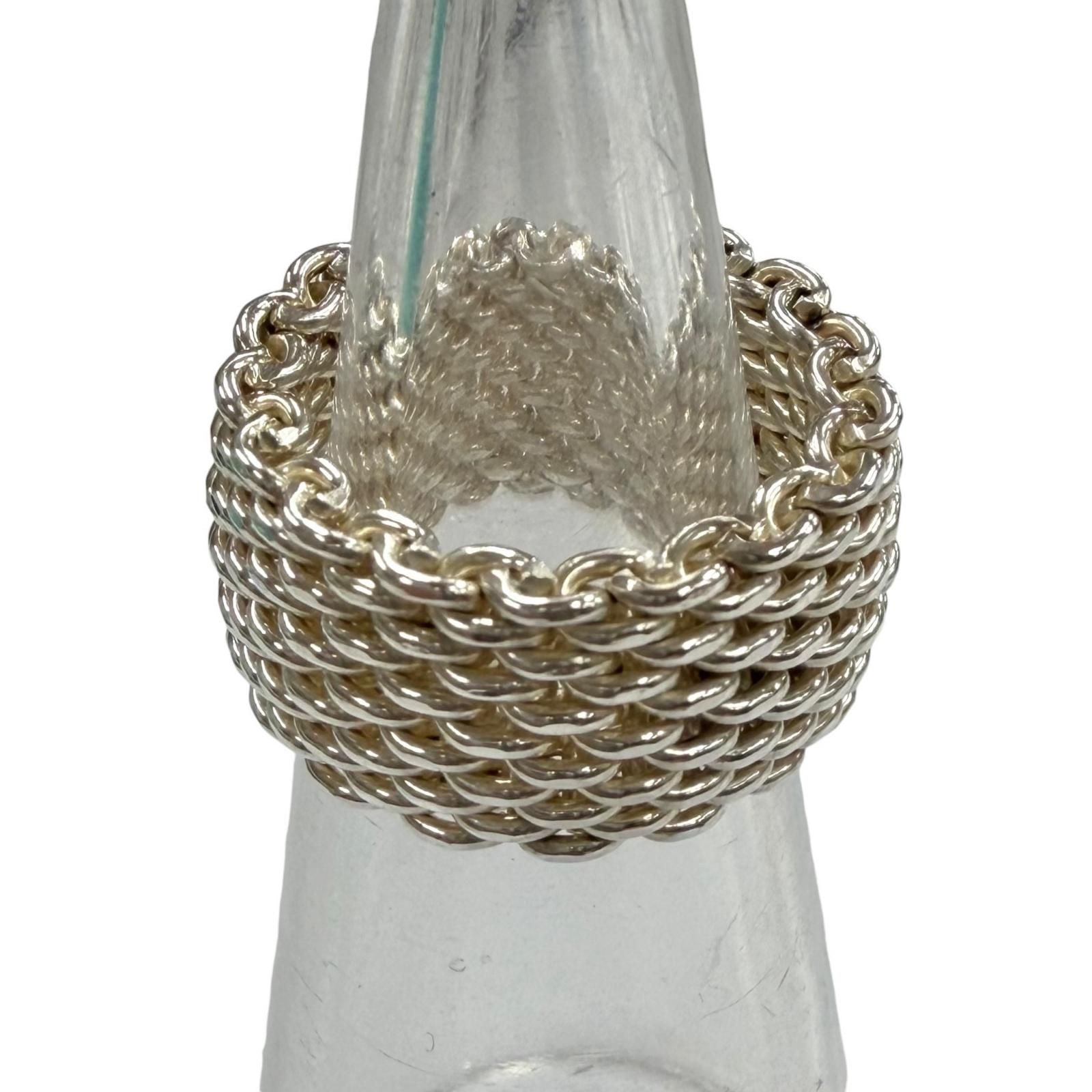 Tiffany & Co Somerset Ring Mesh Silver — view 4