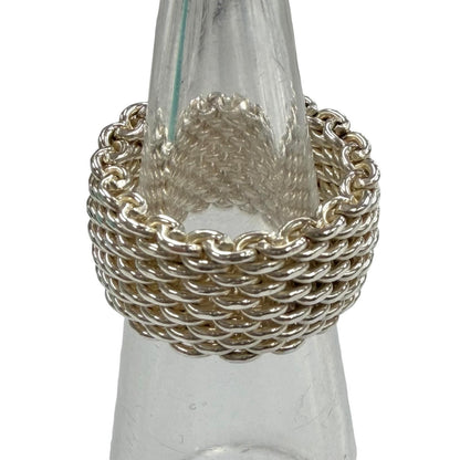 Tiffany & Co Somerset Ring Mesh Silver — view 4