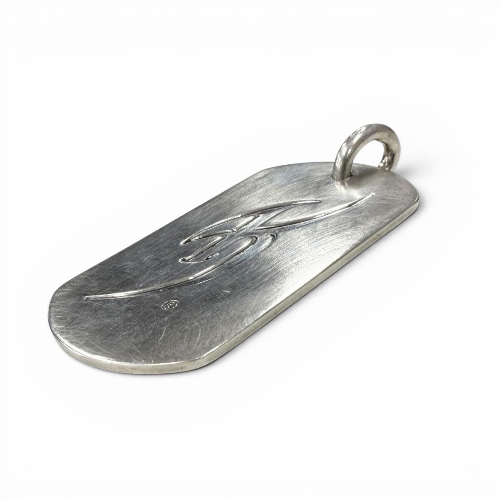 Chrome Hearts Kyosuke Himuro Vintage Large Dog Tag 925 Super Lrg Pendant — view 3