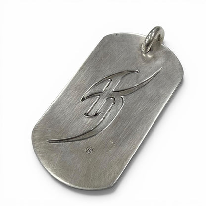 Chrome Hearts Kyosuke Himuro Vintage Large Dog Tag 925 Super Lrg Pendant
