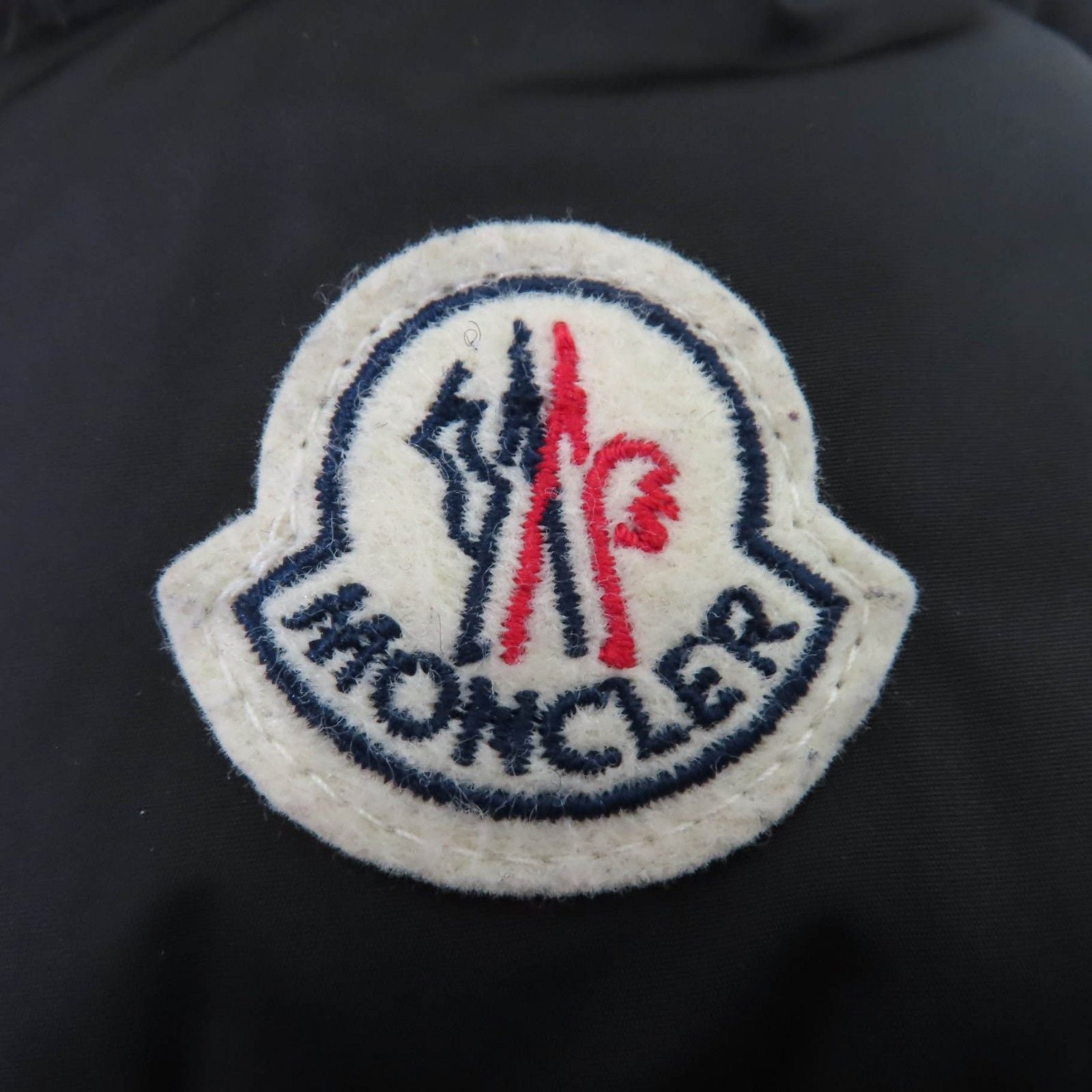 Moncler Khloe Logo Patch Lace Up Hood Belt Down Jacket Coat Black — view 6