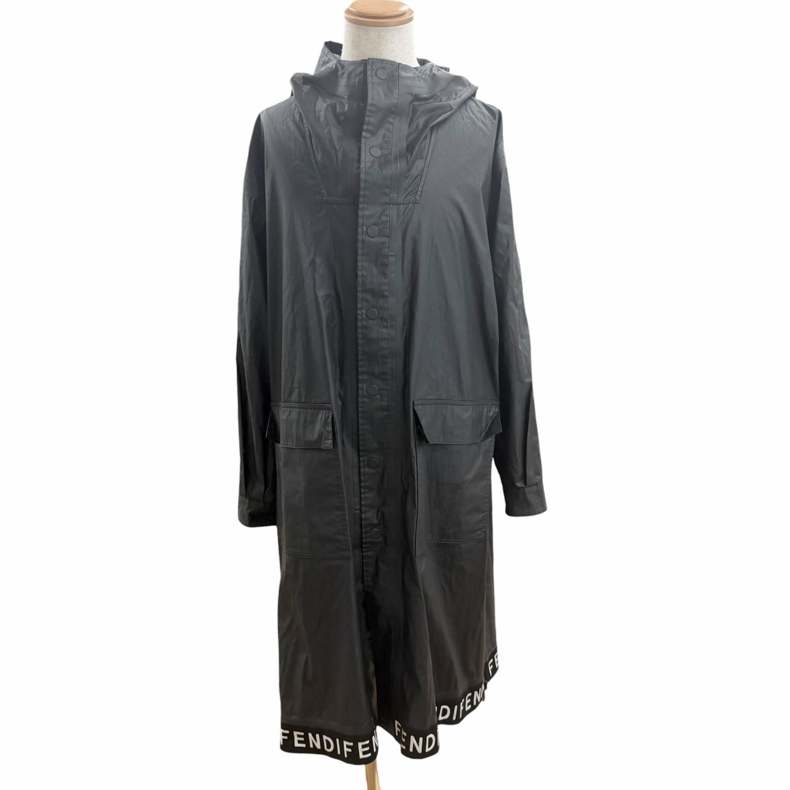 Fendi Tape Coat Black — view 2