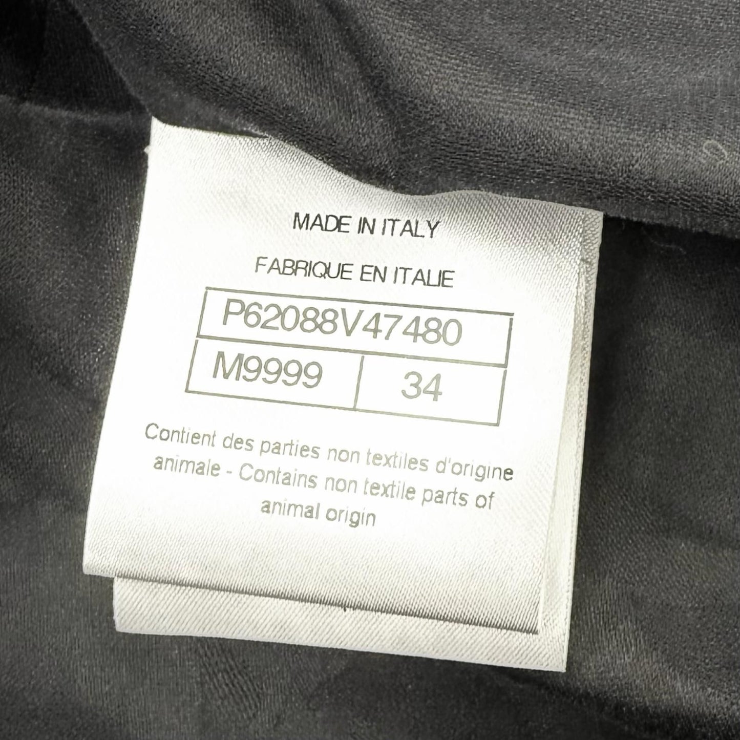 Chanel Alpaca Blend Wood Logo Button Calfskin Switch Ribbon Tweed Coat Black — view 8